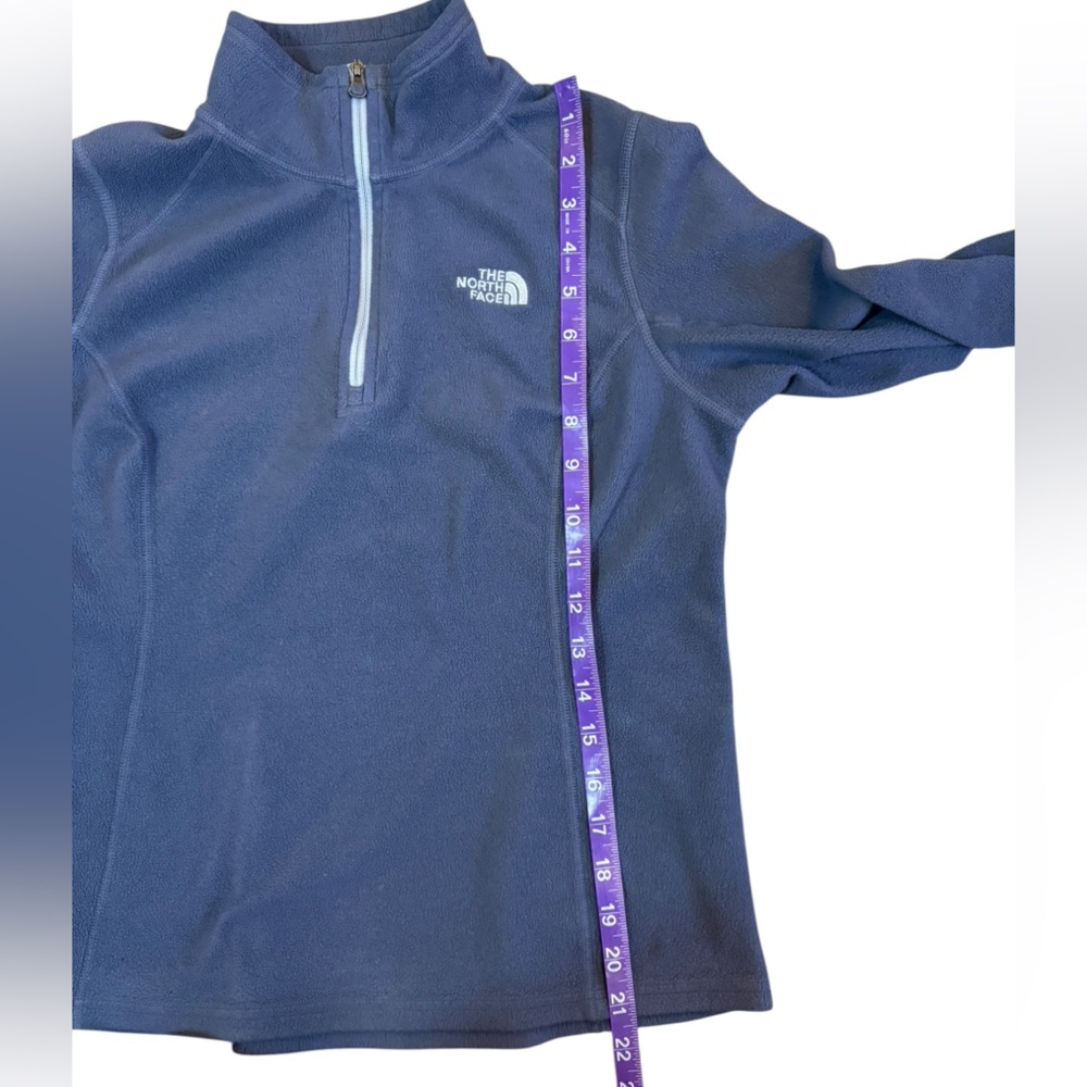 The North Face Navy Blue Half-Zip Fleece - Picture 4 of 8